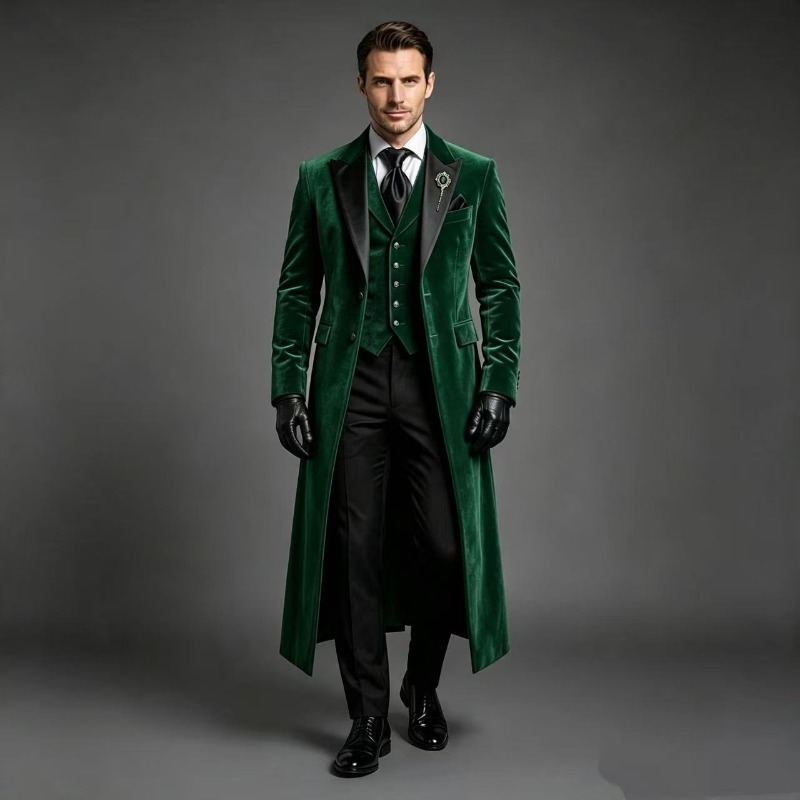 Vintage X‑Long Velvet Suits fo - X Men Grooming review and price