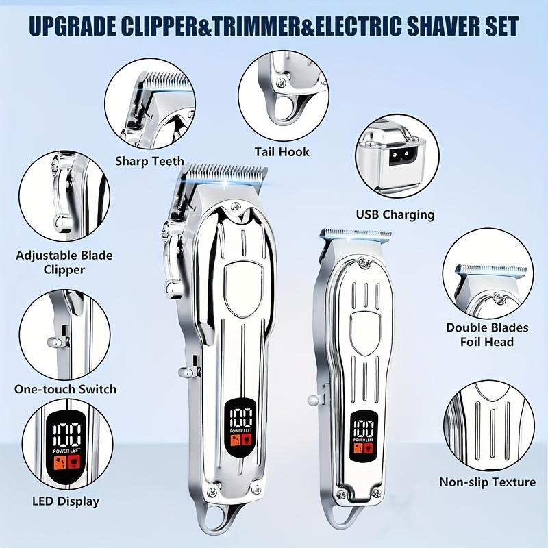 USB Rechargeable Hair Clipper  - Men'S Grooming Set Gift review and price