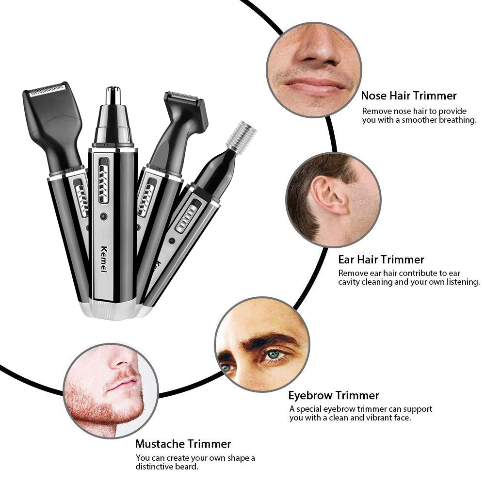 Kemei rechargeable electric al - Men'S Grooming Set Gift review and price