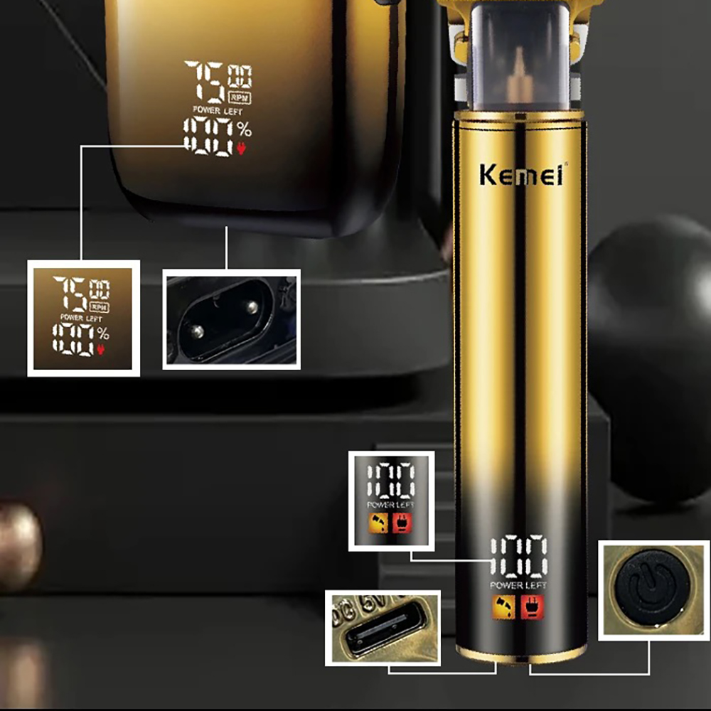 Kemei Hair Trimmer Electric Ra - Men'S Grooming Set Gift review and price