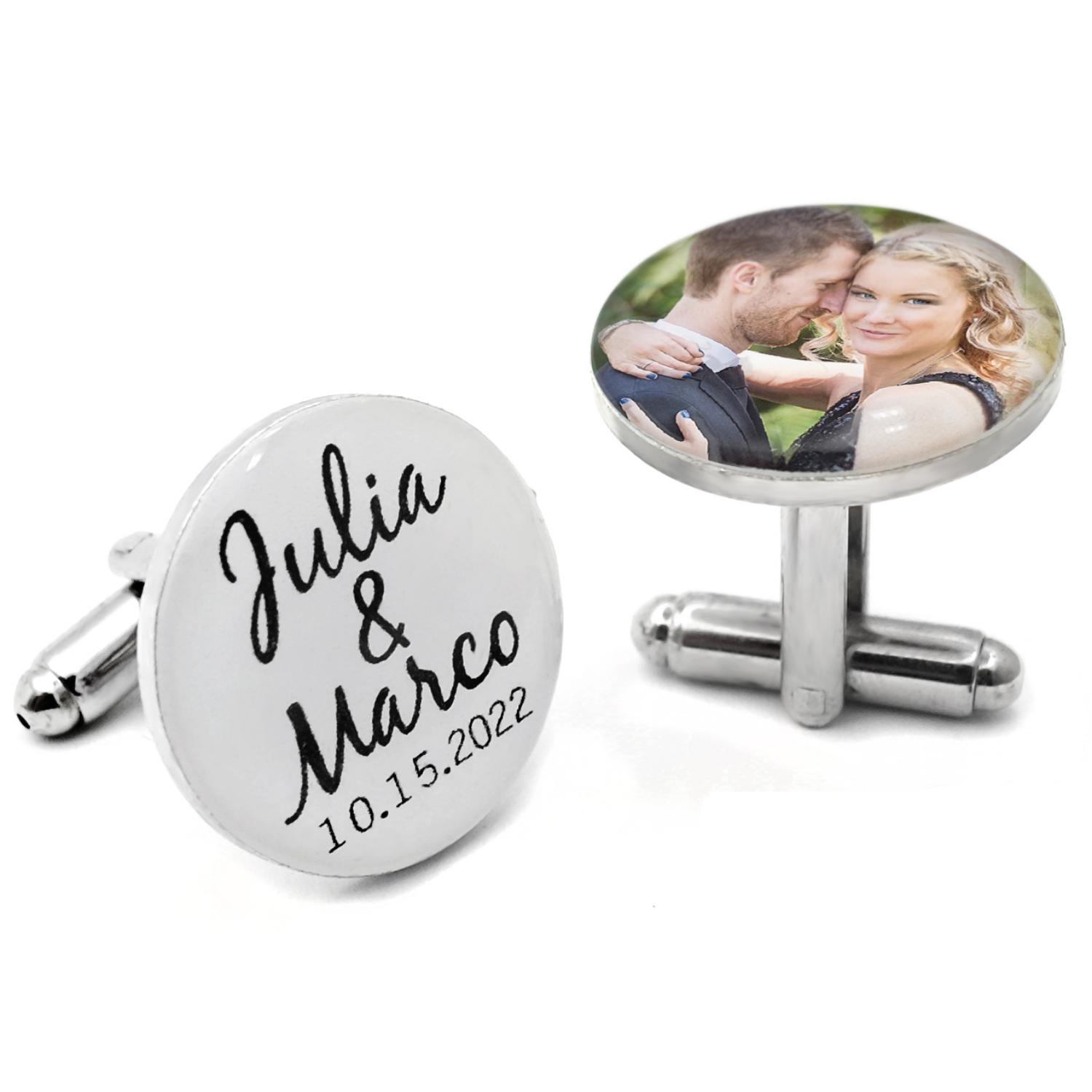 Personalised Photo Cufflinks M - Men'S Grooming For Wedding review and price