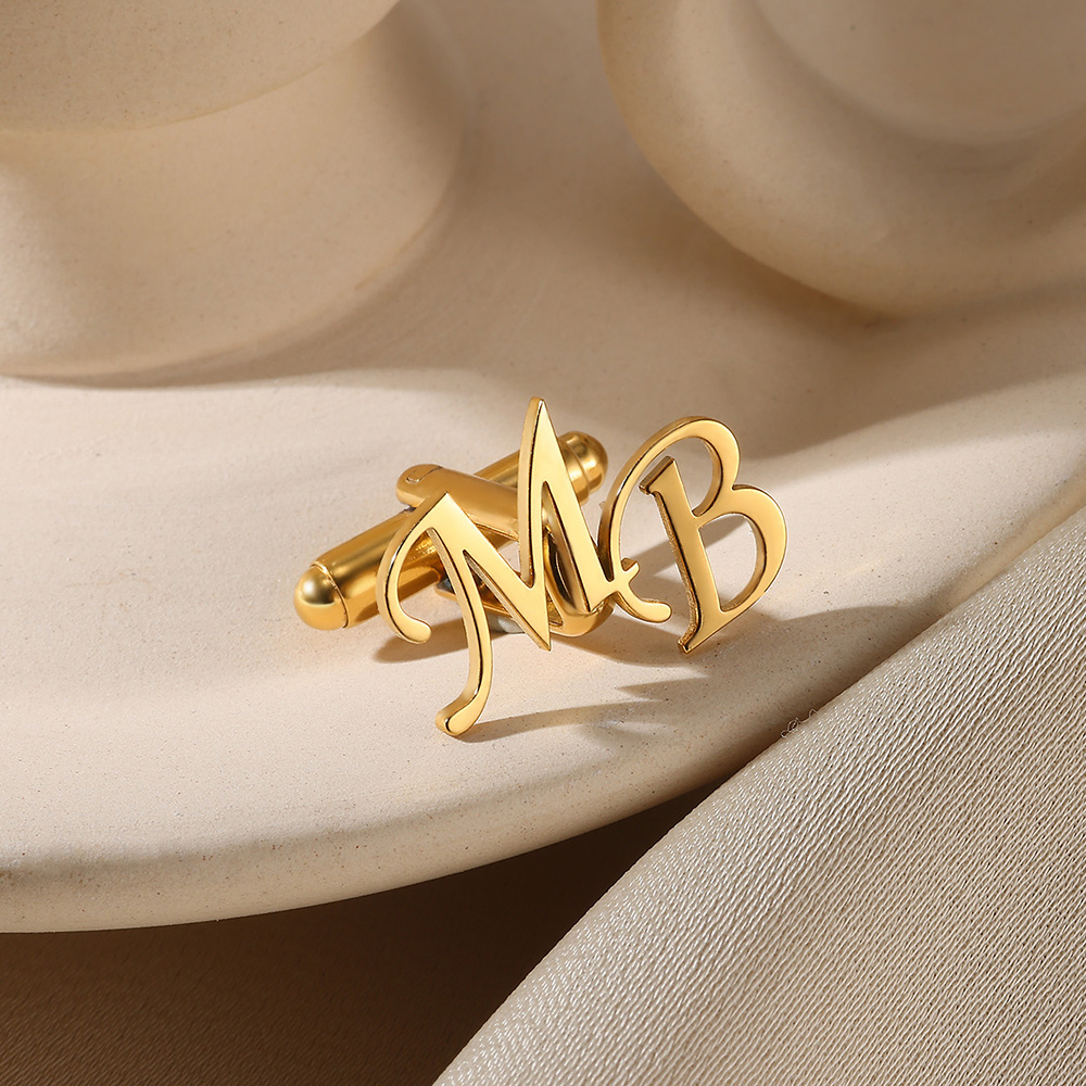 Customized Initial Letter Cuff - Men'S Grooming For Wedding review and price