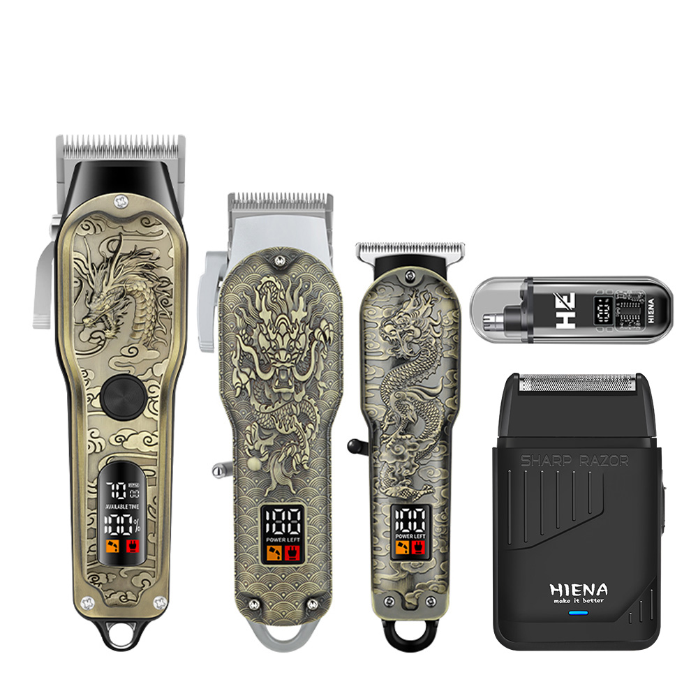HIENA 5pcs Professional Hair C - Men'S Grooming Set Gift review and price