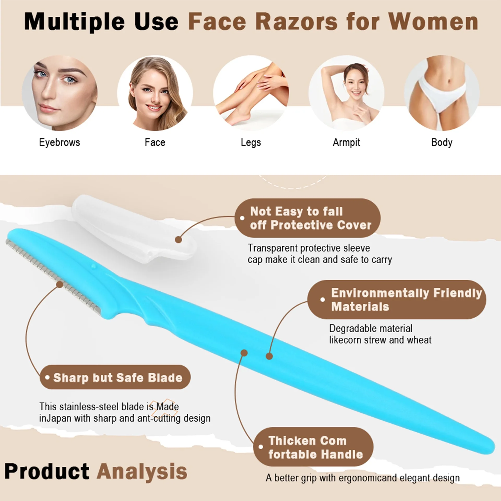 5/10/30/40pcsbrow Razor and Fa - Men'S Groom review and price
